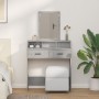 Mesa de tocador  con cajones Gris Concreto 79x41x140 cm | Foro24.es | Tu tienda online para hogar, jardín y más Foro24.es