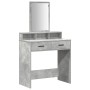 Mesa de tocador  con cajones Gris Concreto 79x41x140 cm | Foro24.es | Tu tienda online para hogar, jardín y más Foro24.es