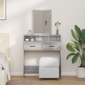Comprar Tocador con cajones Gris Sonoma 79x41x140
