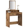 Toallero de con cajones de madera reciclada 79x41x140 cm de , Tocadores para dormitorios - Ref: Foro24-865143, Precio: 94,88 ...