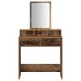 Toallero de con cajones de madera reciclada 79x41x140 cm de , Tocadores para dormitorios - Ref: Foro24-865143, Precio: 94,88 ...