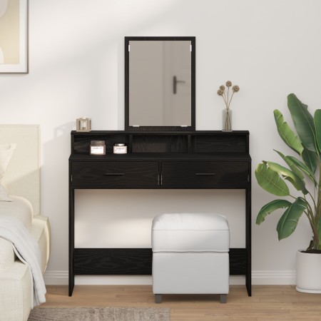 Tocador con cajones Negro Roble 100x41x140 cm de , Tocadores para dormitorios - Ref: Foro24-865146, Precio: 114,60 €, Descuen...
