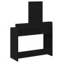 Tocador con cajones Negro Roble 100x41x140 cm de , Tocadores para dormitorios - Ref: Foro24-865146, Precio: 114,60 €, Descuen...