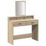 Mesa de Tocador  con Cajones Roble Sonoma 100x41x140 cm | Foro24.es | Tu tienda online para hogar, jardín y más Foro24.es