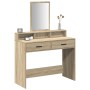 Mesa de Tocador  con Cajones Roble Sonoma 100x41x140 cm | Foro24.es | Tu tienda online para hogar, jardín y más Foro24.es