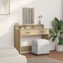 Mesa de Tocador  con Cajones Roble Sonoma 100x41x140 cm | Foro24.es | Tu tienda online para hogar, jardín y más Foro24.es