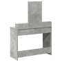 Mesa de Tocador  con Cajones en Gris Concreto 100x41x140 cm | Foro24.es | Tu tienda online para hogar, jardín y más Foro24.es