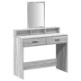 Mesa de tocador  con cajones Gris Sonoma 100x41x140 cm | Foro24.es | Tu tienda online para hogar, jardín y más Foro24.es