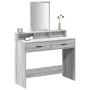 Mesa de tocador  con cajones Gris Sonoma 100x41x140 cm | Foro24.es | Tu tienda online para hogar, jardín y más Foro24.es