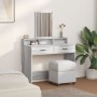 Mesa de tocador  con cajones Gris Sonoma 100x41x140 cm | Foro24.es | Tu tienda online para hogar, jardín y más Foro24.es
