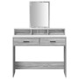 Mesa de tocador  con cajones Gris Sonoma 100x41x140 cm | Foro24.es | Tu tienda online para hogar, jardín y más Foro24.es