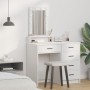 Mesa de tocador con luces LED Blanca 50x41x140 cm de , Tocadores para dormitorios - Ref: Foro24-865154, Precio: 93,90 €, Desc...