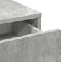 Mesa de Maquillaje con Luces LED Gris Concreto 50x41x140 cm de , Tocadores para dormitorios - Ref: Foro24-865157, Precio: 92,...