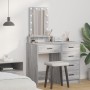 Mesa de tocador  con luces LED en Gris Sonoma 50x41x140 cm | Foro24.es | Tu tienda online para hogar, jardín y más Foro24.es