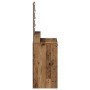 Mesa de tocador con luces LED Madera vieja 50x41x140 cm de , Tocadores para dormitorios - Ref: Foro24-865161, Precio: 92,84 €...
