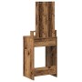 Mesa de tocador con luces LED Madera vieja 50x41x140 cm de , Tocadores para dormitorios - Ref: Foro24-865161, Precio: 92,84 €...