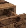 Mesa de tocador con luces LED Madera vieja 50x41x140 cm de , Tocadores para dormitorios - Ref: Foro24-865161, Precio: 92,84 €...