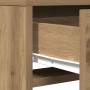 Mesa de tocador con luces LED, roble artesanal, 50x41x140 cm de , Tocadores para dormitorios - Ref: Foro24-865162, Precio: 94...