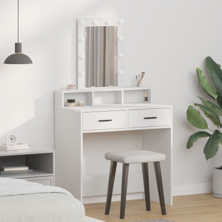 Tocador LED Blanco 79x41x140 cm de , Tocadores para dormitorios - Ref: Foro24-865163, Precio: 120,03 €, Descuento: -5%%