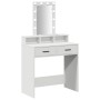 Tocador LED Blanco 79x41x140 cm de , Tocadores para dormitorios - Ref: Foro24-865163, Precio: 120,03 €, Descuento: -5%%