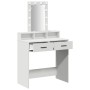 Tocador LED Blanco 79x41x140 cm de , Tocadores para dormitorios - Ref: Foro24-865163, Precio: 120,03 €, Descuento: -5%%