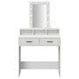 Tocador LED Blanco 79x41x140 cm de , Tocadores para dormitorios - Ref: Foro24-865163, Precio: 120,03 €, Descuento: -5%%