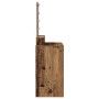 Mesa de Tocador  con Luces LED de Madera Vieja 100x41x140 cm | Foro24.es | Tu tienda online para hogar, jardín y más Foro24.es