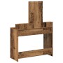 Mesa de Tocador  con Luces LED de Madera Vieja 100x41x140 cm | Foro24.es | Tu tienda online para hogar, jardín y más Foro24.es