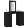 Mesa de Tocador  con Luces LED Roble Negro 102x33x135 cm | Foro24.es | Tu tienda online para hogar, jardín y más Foro24.es