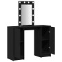 Mesa de Tocador  con Luces LED Roble Negro 102x33x135 cm | Foro24.es | Tu tienda online para hogar, jardín y más Foro24.es