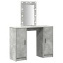 Mesa de Tocador con Luces LED Gris Concreto 102x33x135 cm | Foro24.es | Tu tienda online para hogar, jardín y más Foro24.es