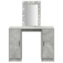Mesa de Tocador con Luces LED Gris Concreto 102x33x135 cm | Foro24.es | Tu tienda online para hogar, jardín y más Foro24.es
