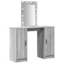 Mesa de tocador  con luces LED gris Sonoma 102x33x135 cm | Foro24.es | Tu tienda online para hogar, jardín y más Foro24.es