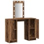 Mesa de Maquillaje con Luces LED Madera Vieja 102x33x135 cm | Foro24.es | Tu tienda online para hogar, jardín y más Foro24.es