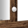 Mesa de Maquillaje con Luces LED Madera Vieja 102x33x135 cm | Foro24.es | Tu tienda online para hogar, jardín y más Foro24.es