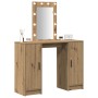 Mesa de Tocador  con Luces LED Roble Artesanal 102x33x135 cm | Foro24.es | Tu tienda online para hogar, jardín y más Foro24.es