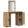 Mesa de Tocador  con Luces LED Roble Artesanal 102x33x135 cm | Foro24.es | Tu tienda online para hogar, jardín y más Foro24.es