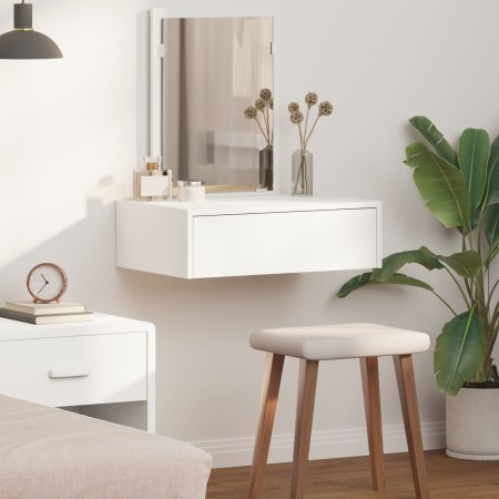 mesa de tocador colgante  blanca 60x40x70 cm de , Tocadores para dormitorios - Ref: Foro24-865190, Precio: 67,92 €, Descuento: %