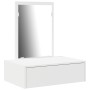 mesa de tocador colgante  blanca 60x40x70 cm de , Tocadores para dormitorios - Ref: Foro24-865190, Precio: 67,92 €, Descuento: %