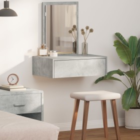 Comprar Mesa de tocador colgante gris concreto