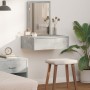 Mesa de tocador colgante  gris concreto 60x40x70 cm | Foro24.es | Tu tienda online para hogar, jardín y más Foro24.es