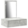 Mesa de tocador colgante  gris concreto 60x40x70 cm | Foro24.es | Tu tienda online para hogar, jardín y más Foro24.es