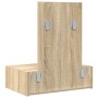 Mesa de tocador colgante de roble Sonoma 60x40x70 cm de , Tocadores para dormitorios - Ref: Foro24-865192, Precio: 66,02 €, D...