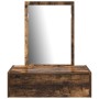 Mesa de tocador montada en la pared Roble ahumado 60x40x70 cm de , Tocadores para dormitorios - Ref: Foro24-865194, Precio: 6...