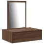 Mesa de tocador colgante Roble Marrón 60x40x70 cm de , Tocadores para dormitorios - Ref: Foro24-865196, Precio: 66,90 €, Desc...