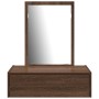 Mesa de tocador colgante Roble Marrón 60x40x70 cm de , Tocadores para dormitorios - Ref: Foro24-865196, Precio: 66,90 €, Desc...