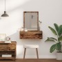 Mesa de tocador colgante de madera envejecida 60x40x70 cm | Foro24.es | Tu tienda online para hogar, jardín y más Foro24.es