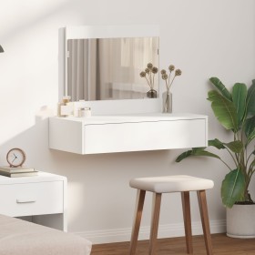 Mesa de Tocador Colgante Blanca 83x40x70 cm de , Tocadores para dormitorios - Ref: Foro24-865199, Precio: 88,90 €, Descuento:...