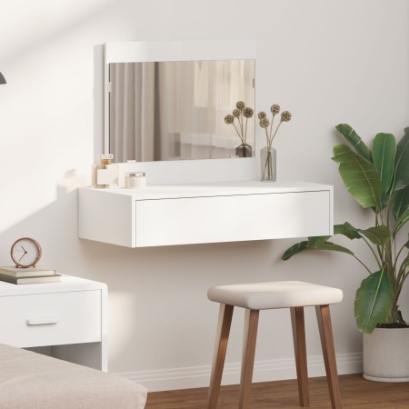 Mesa de Tocador Colgante Blanca 83x40x70 cm de , Tocadores para dormitorios - Ref: Foro24-865199, Precio: 88,90 €, Descuento:...