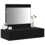 Mesa de Tocador Colgante en la Pared  Roble Negro 83x40x70 cm | Foro24.es | Tu tienda online para hogar, jardín y más Foro24.es